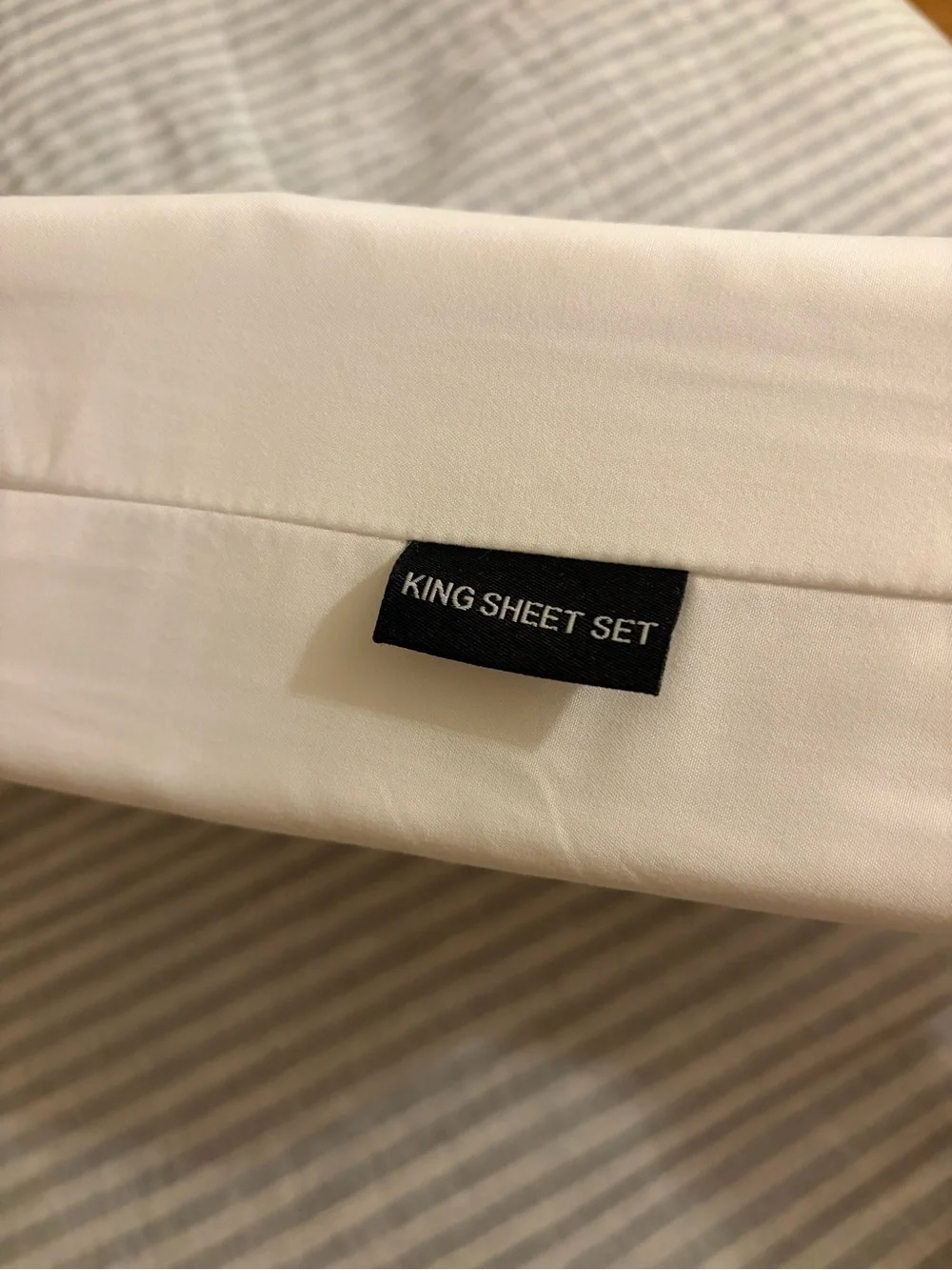 Splitz White Microfiber Bedding Cover - Soft Brushed Finish BRAND NEW UNOPENED